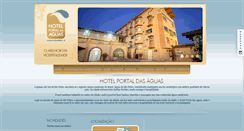 Desktop Screenshot of hotelportaldasaguas.com.br