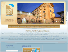 Tablet Screenshot of hotelportaldasaguas.com.br